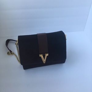 VINCE CAMUTO CALF HAIR CROSSBODY BAG